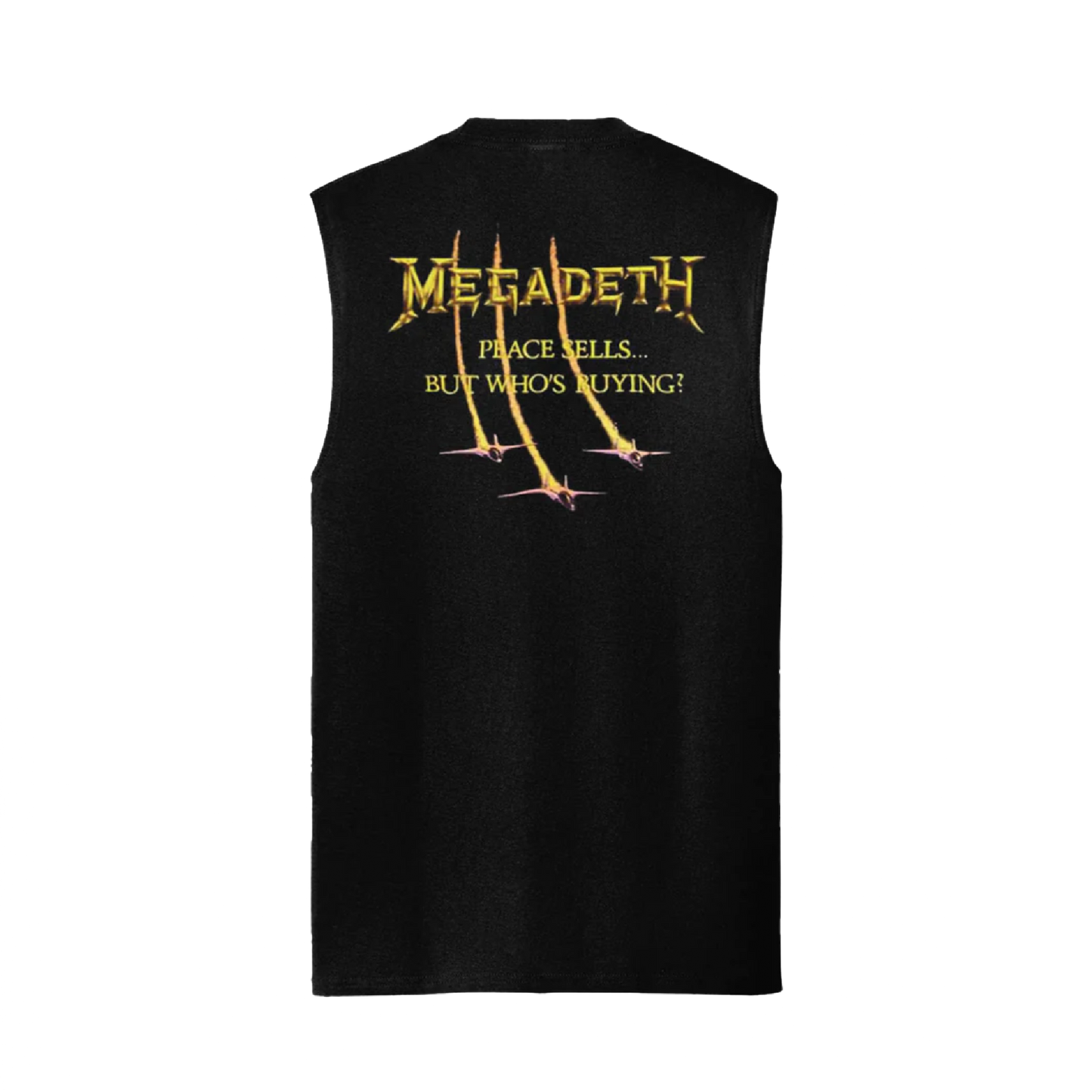Peace Sells...But Who's Buying? Sleeveless T-Shirt