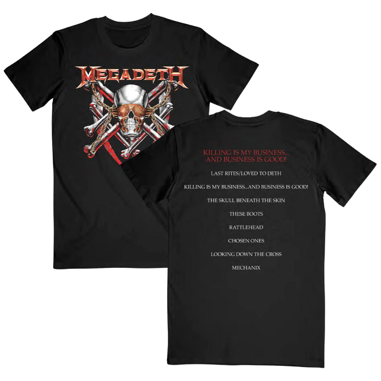 Killing Is My Business Tracklist T-Shirt