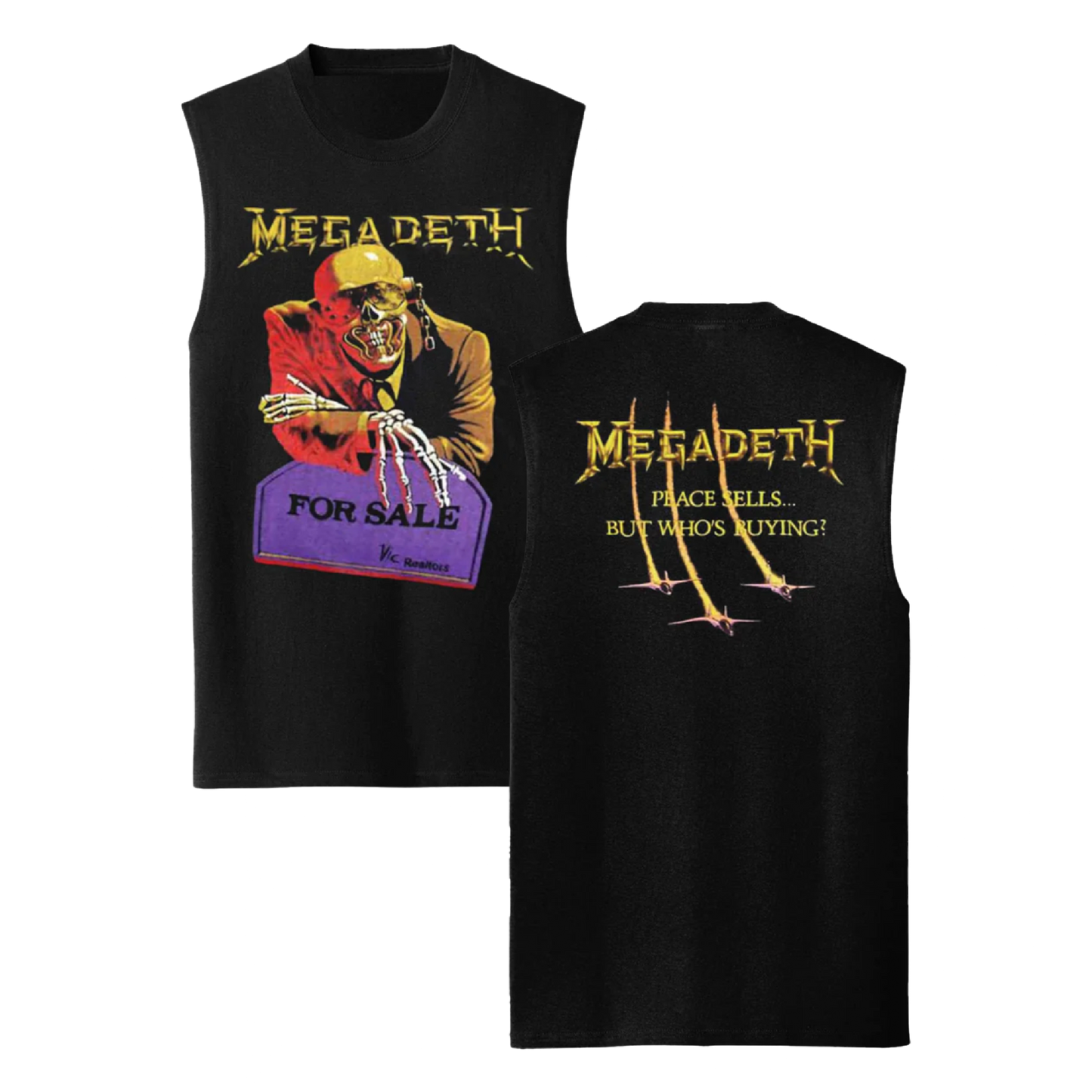 Peace Sells...But Who's Buying? Sleeveless T-Shirt
