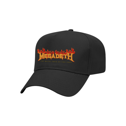 Megadeth Flame Logo Cap