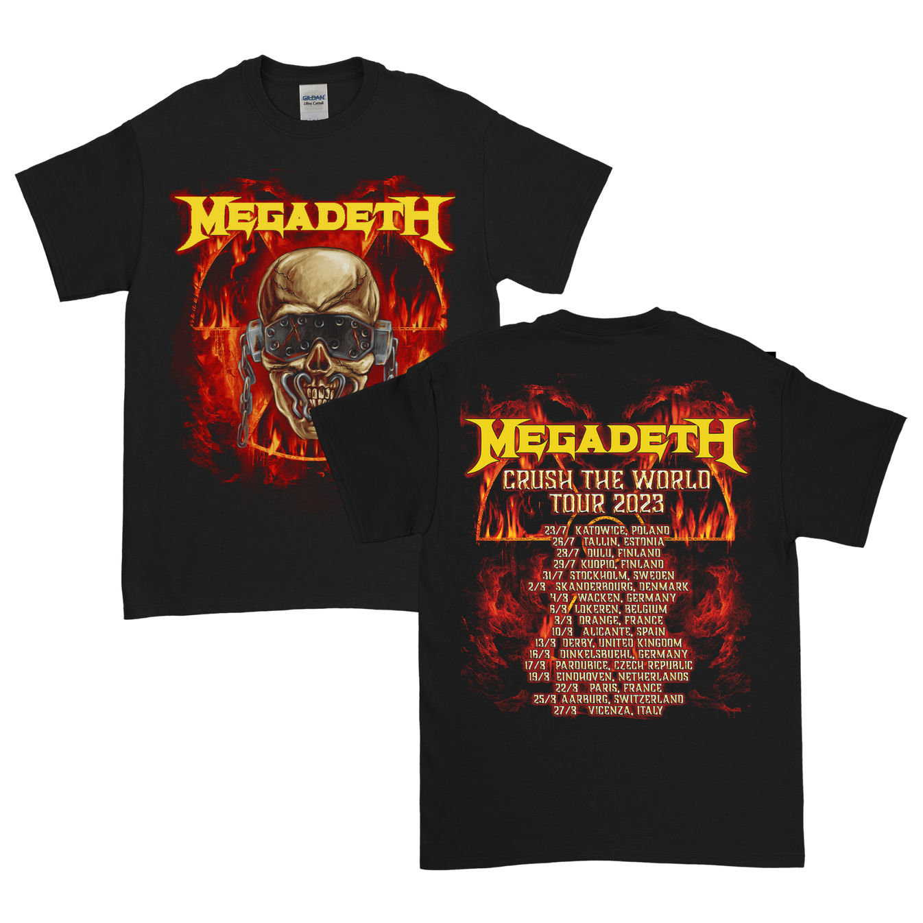 Life In Hell T-Shirt - Megadeth Official UK Store – Megadeth GBP