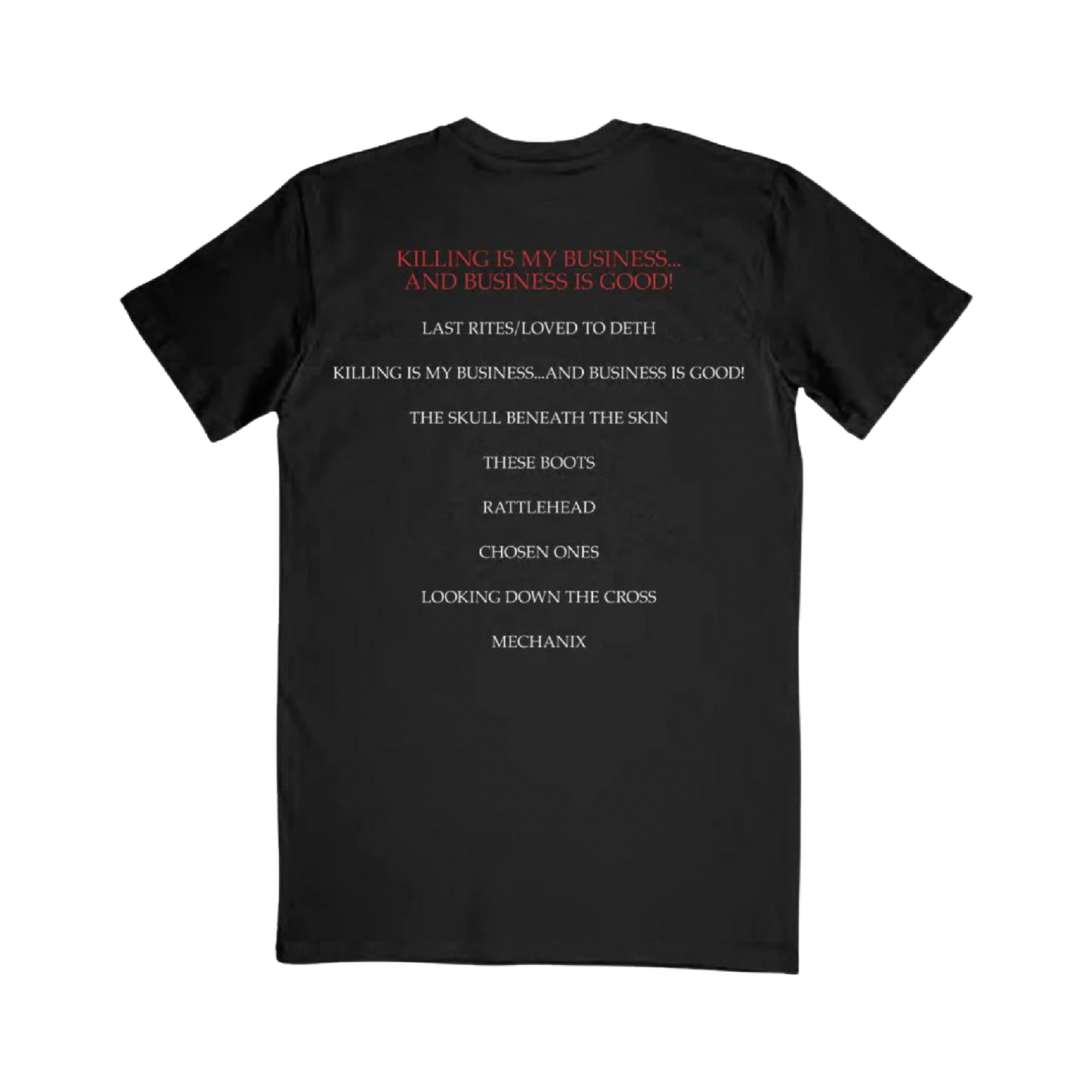 Killing Is My Business Tracklist T-Shirt
